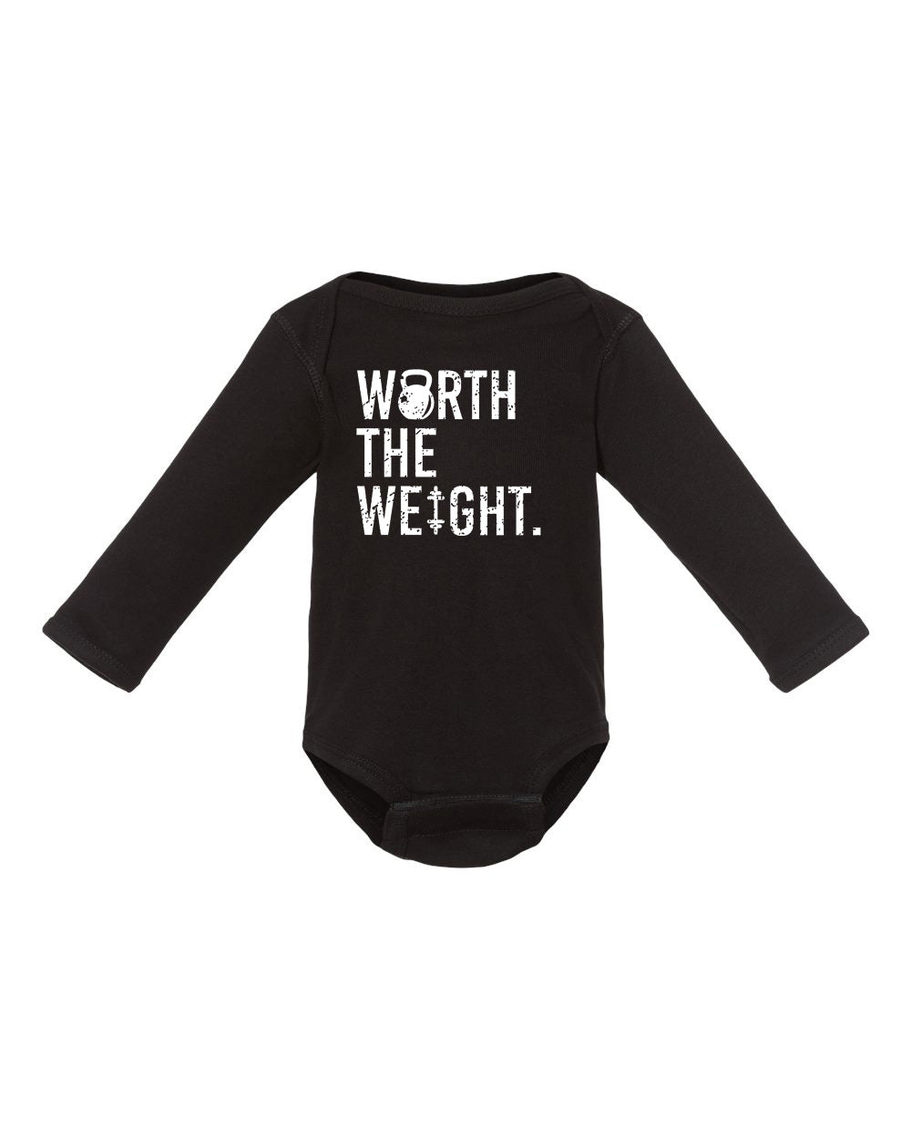 Worth The Weight LONG Sleeve Onesie