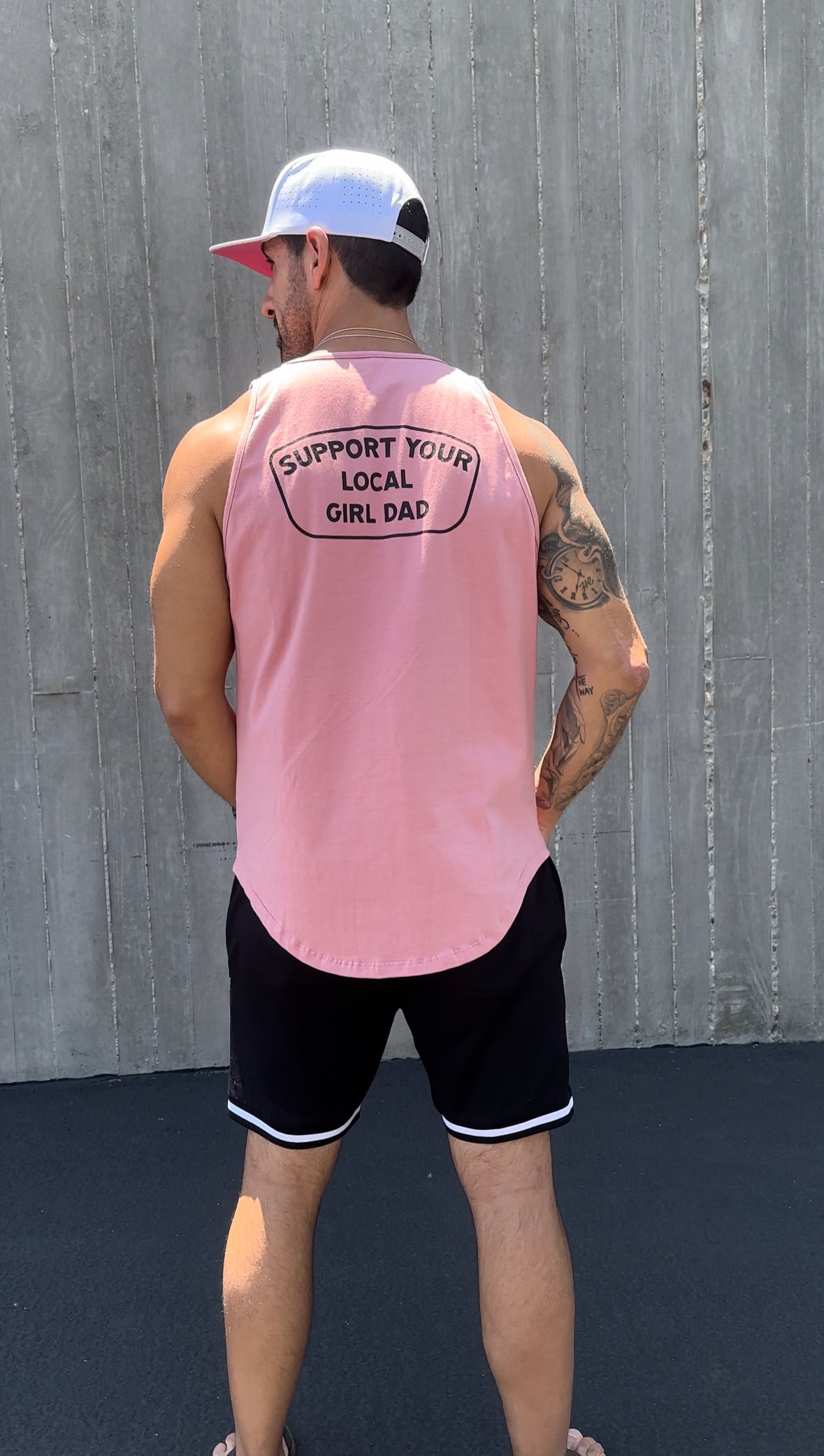Support Your Local Girl Dad Lifestyle Tank