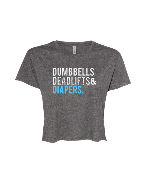 Triple D Cropped Shirt (Heather Charcoal)
