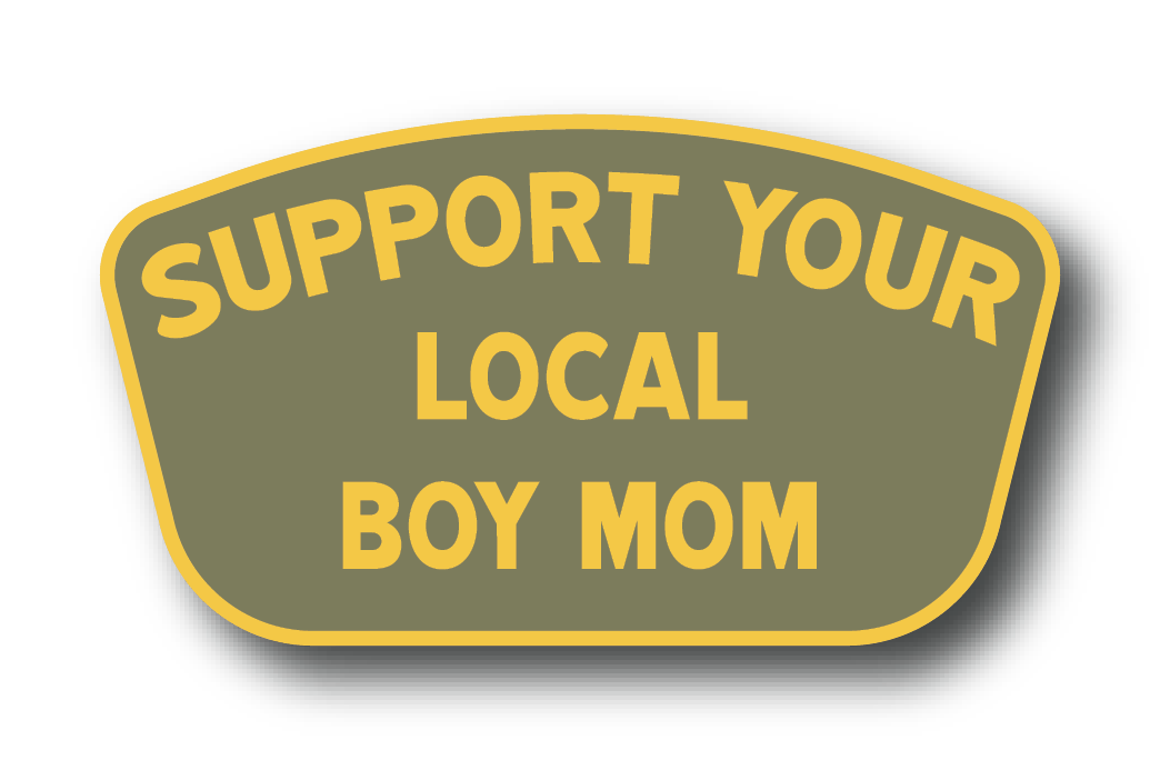 Support Your Local Boy Mom Sticker