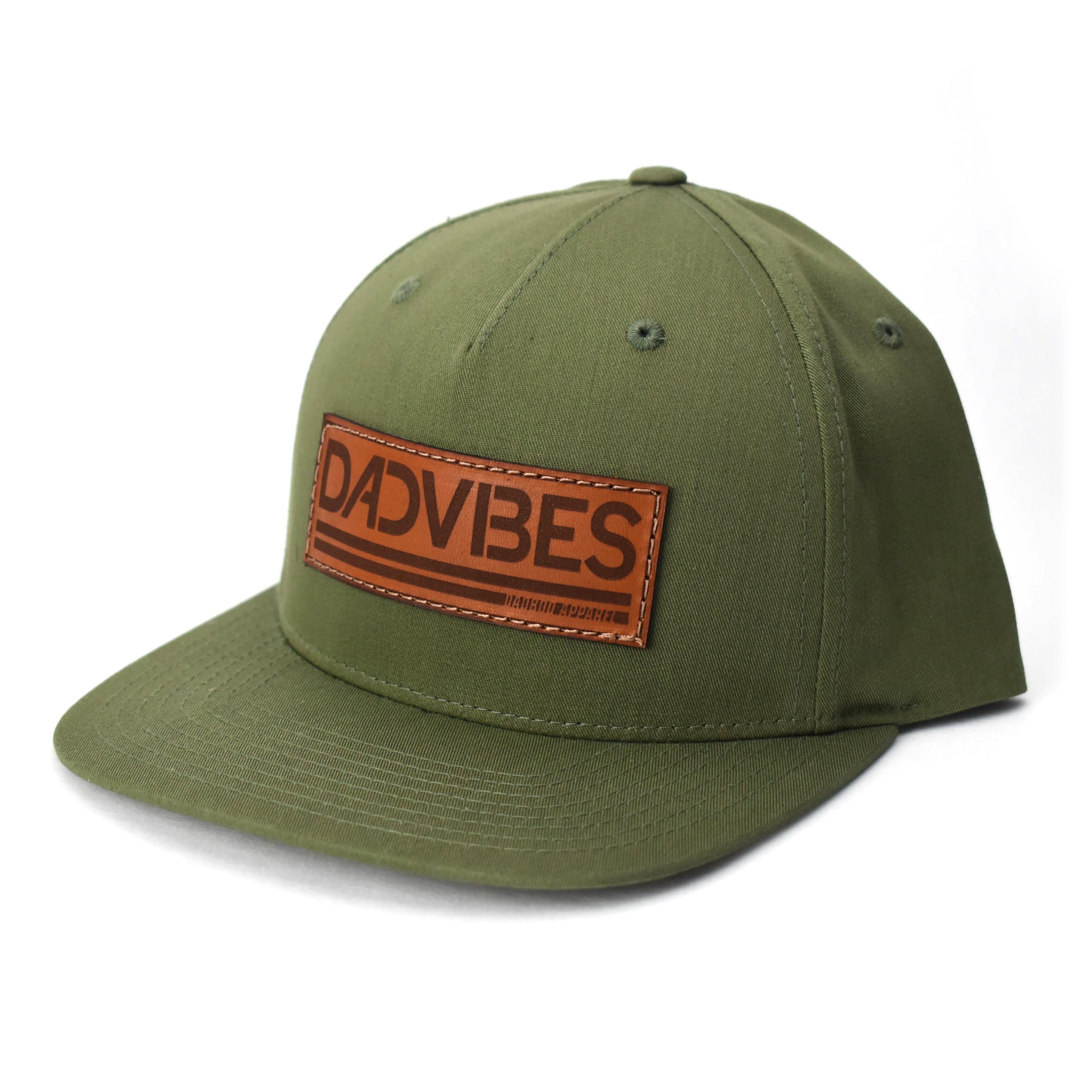 DadVibes Classic - LOW PROFILE Snapback (Olive)