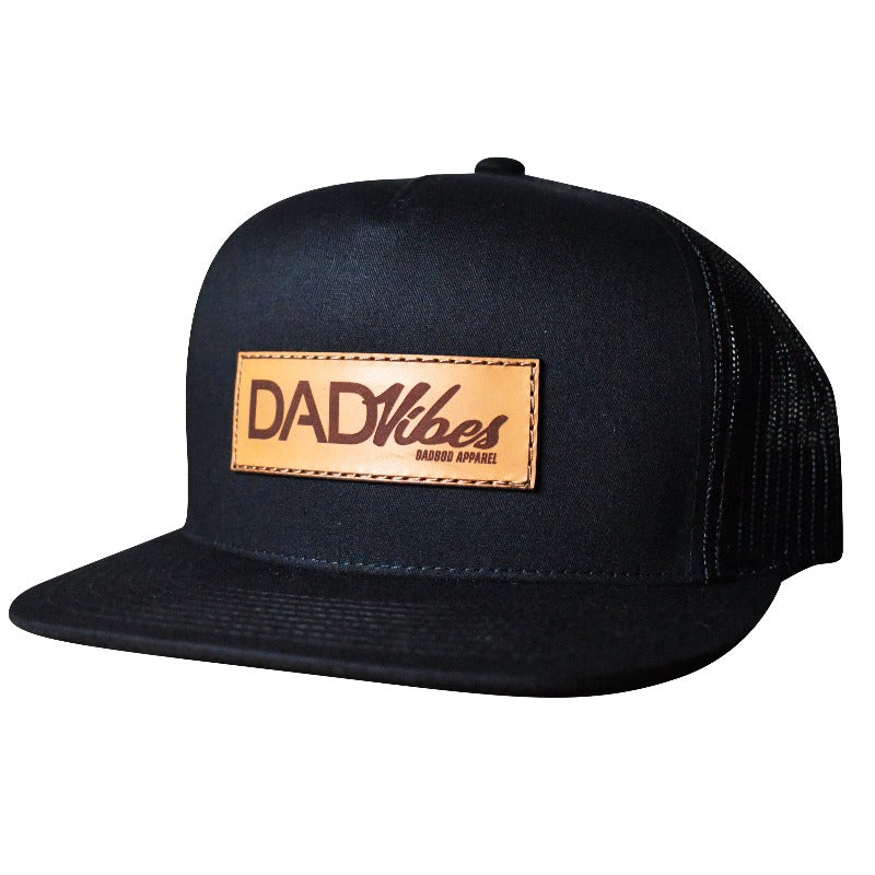 DadVibes Patch Hat (Black Trucker)