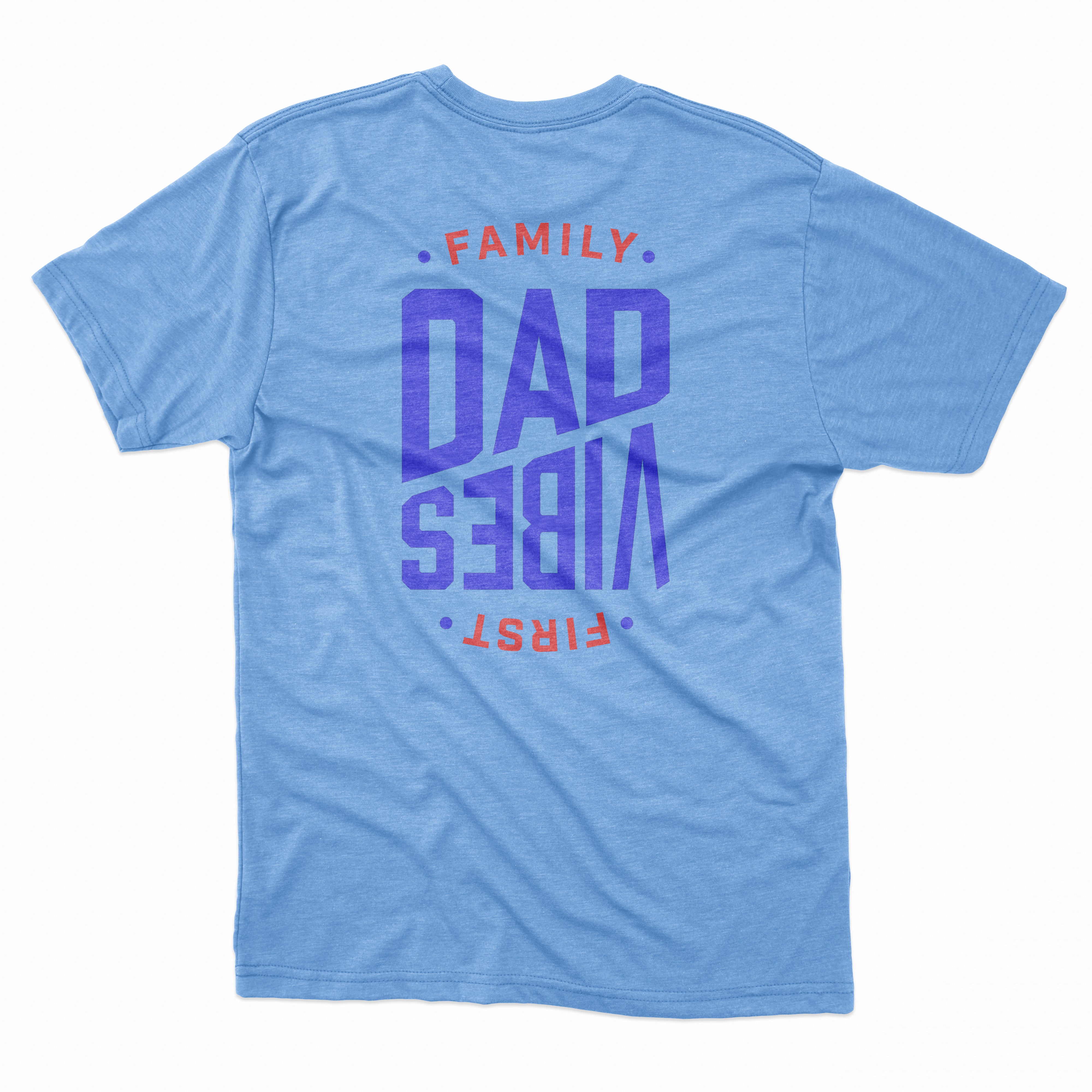 Carolina Blue DadVibes Logo Shirt