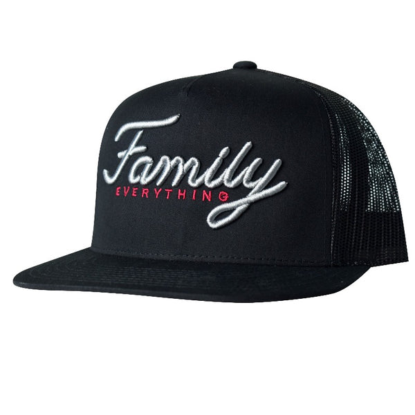 Family | Everything Black Trucker Snapback