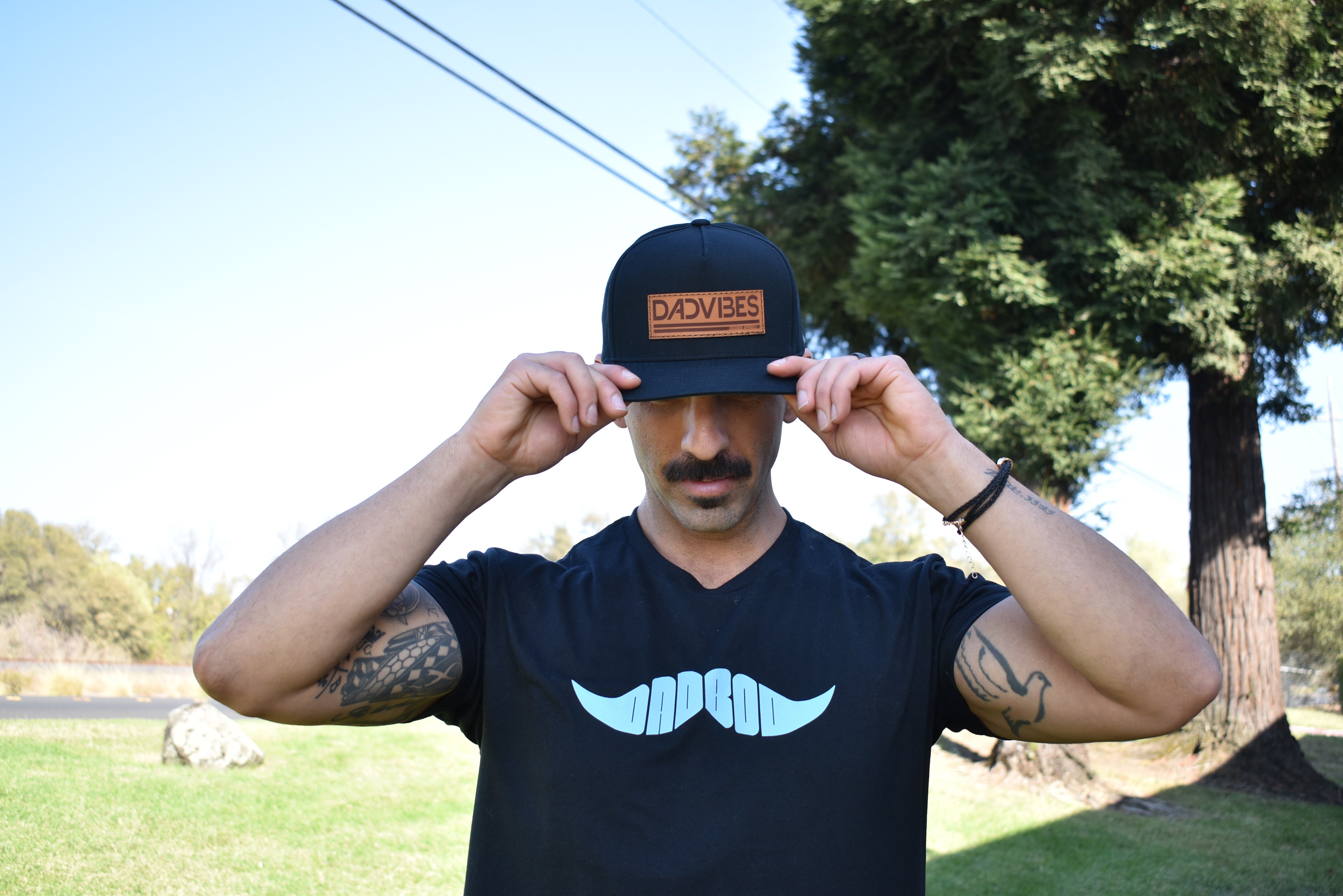 Limited Movember Mustache Shirt (Black)