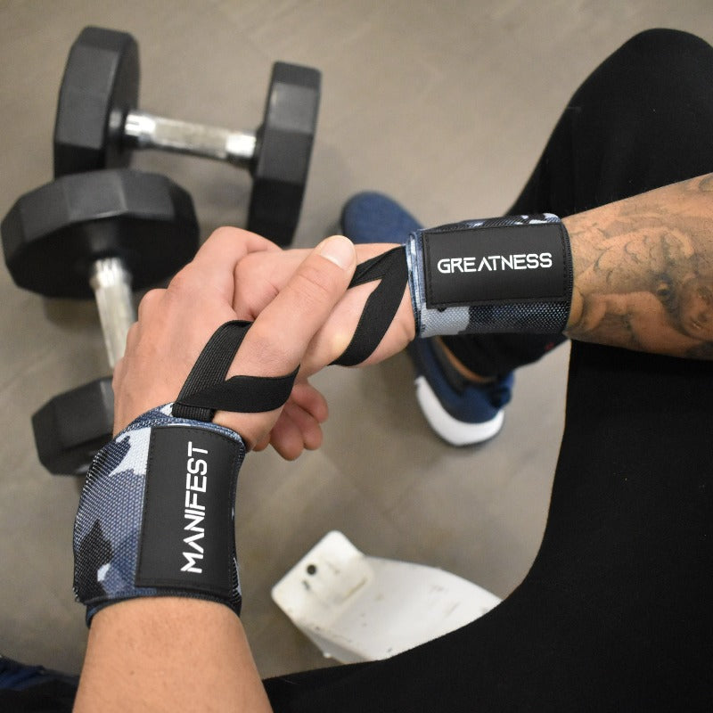 Manifest Greatness Wrist Wraps