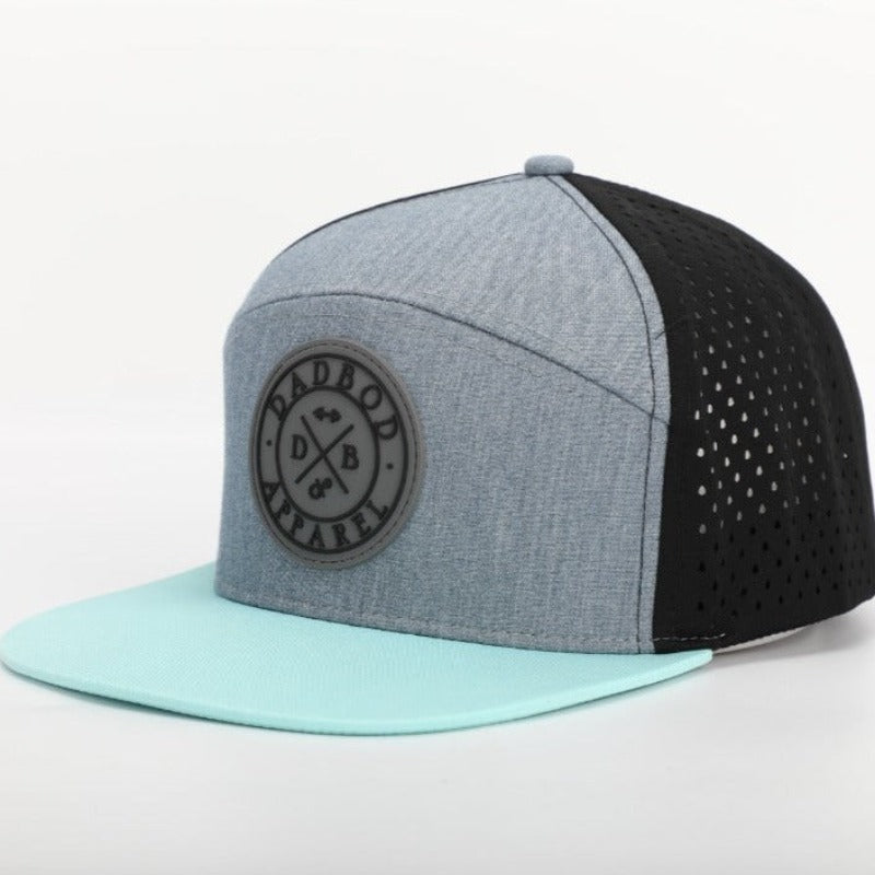 Premium Active 6-Panel Logo Hat (Tri-Color)