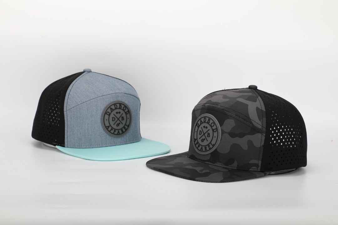 Premium Active 6-Panel Logo Hat (Tri-Color)