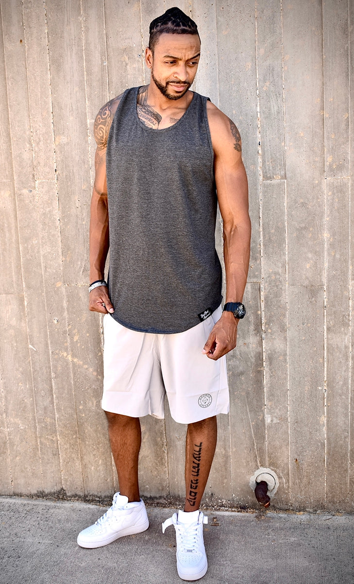 Lifestyle Premium Tank (Heathered Charcoal)