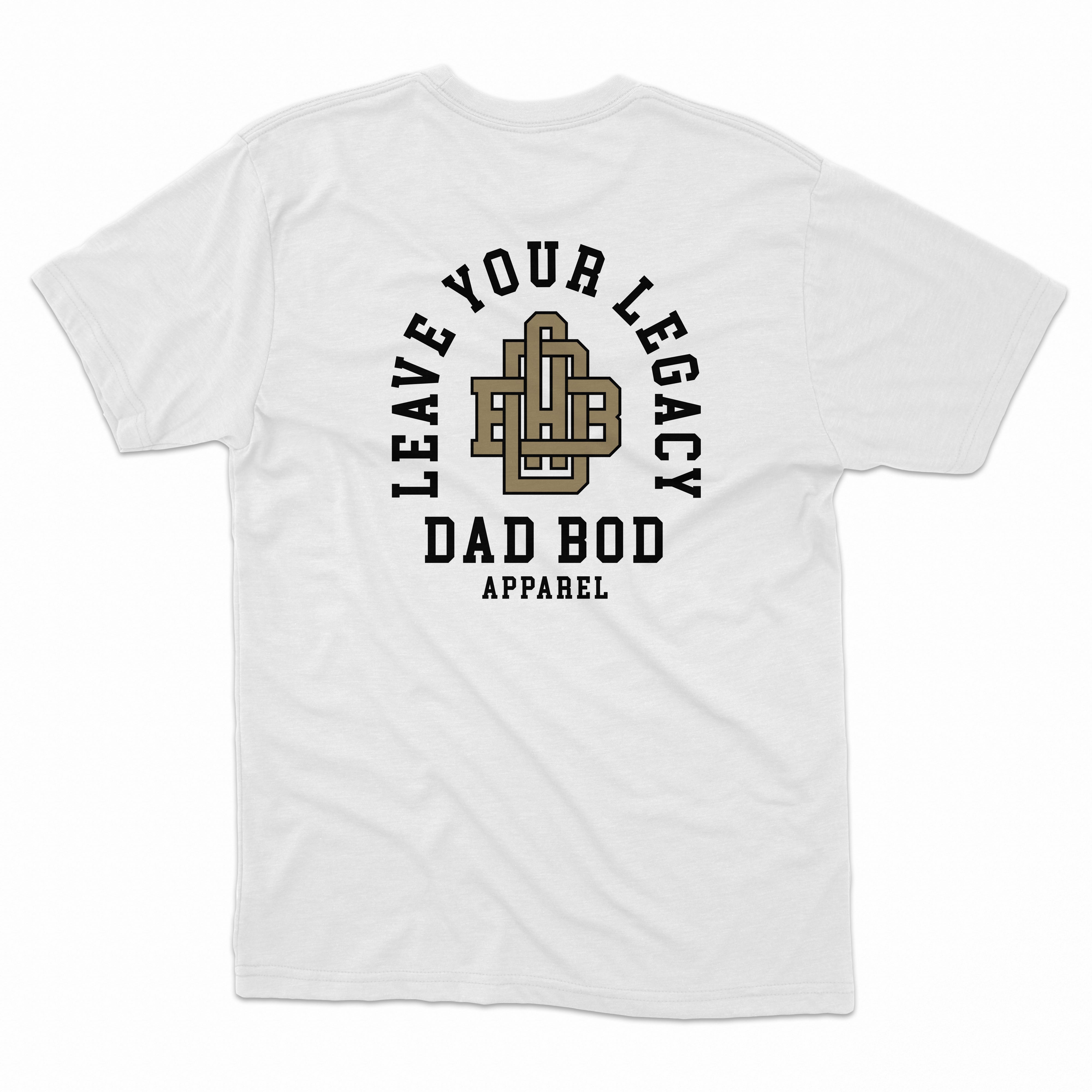 DadBod Monogram Shirt (White)