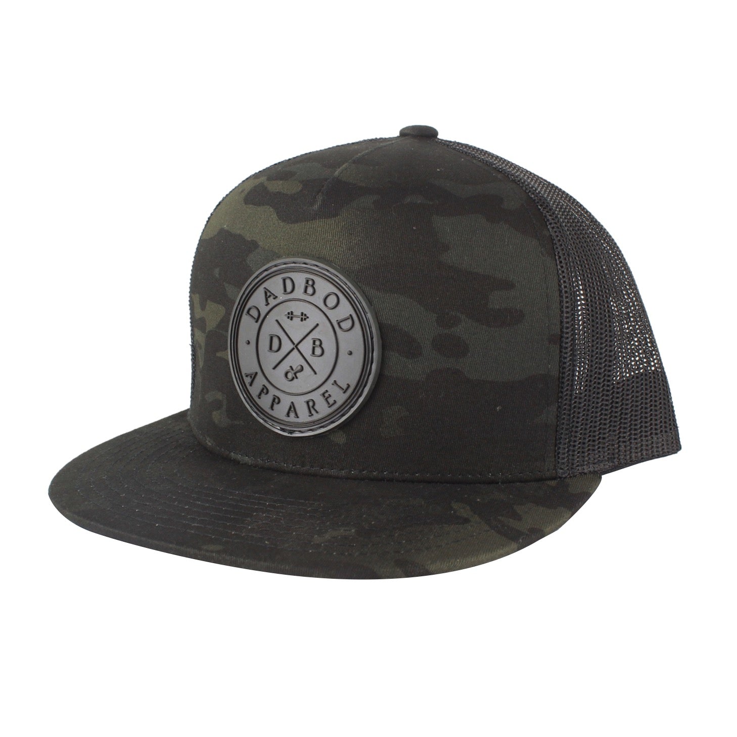 Multicam Black Logo Trucker Hat (3D Logo)