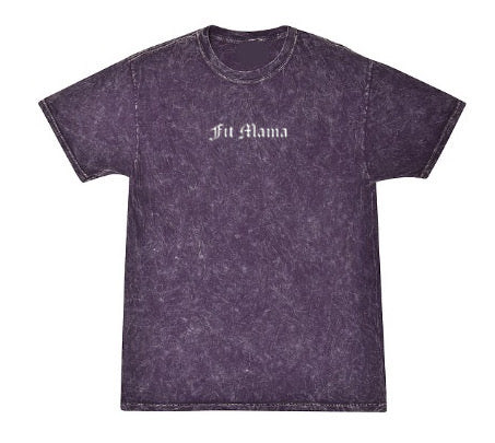 Fit Mama Shirt (Purple Mineral Wash)