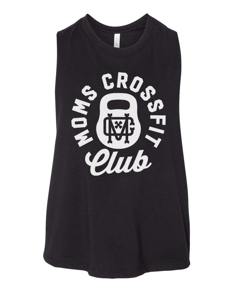 Moms Crossfit Club Crop Tank