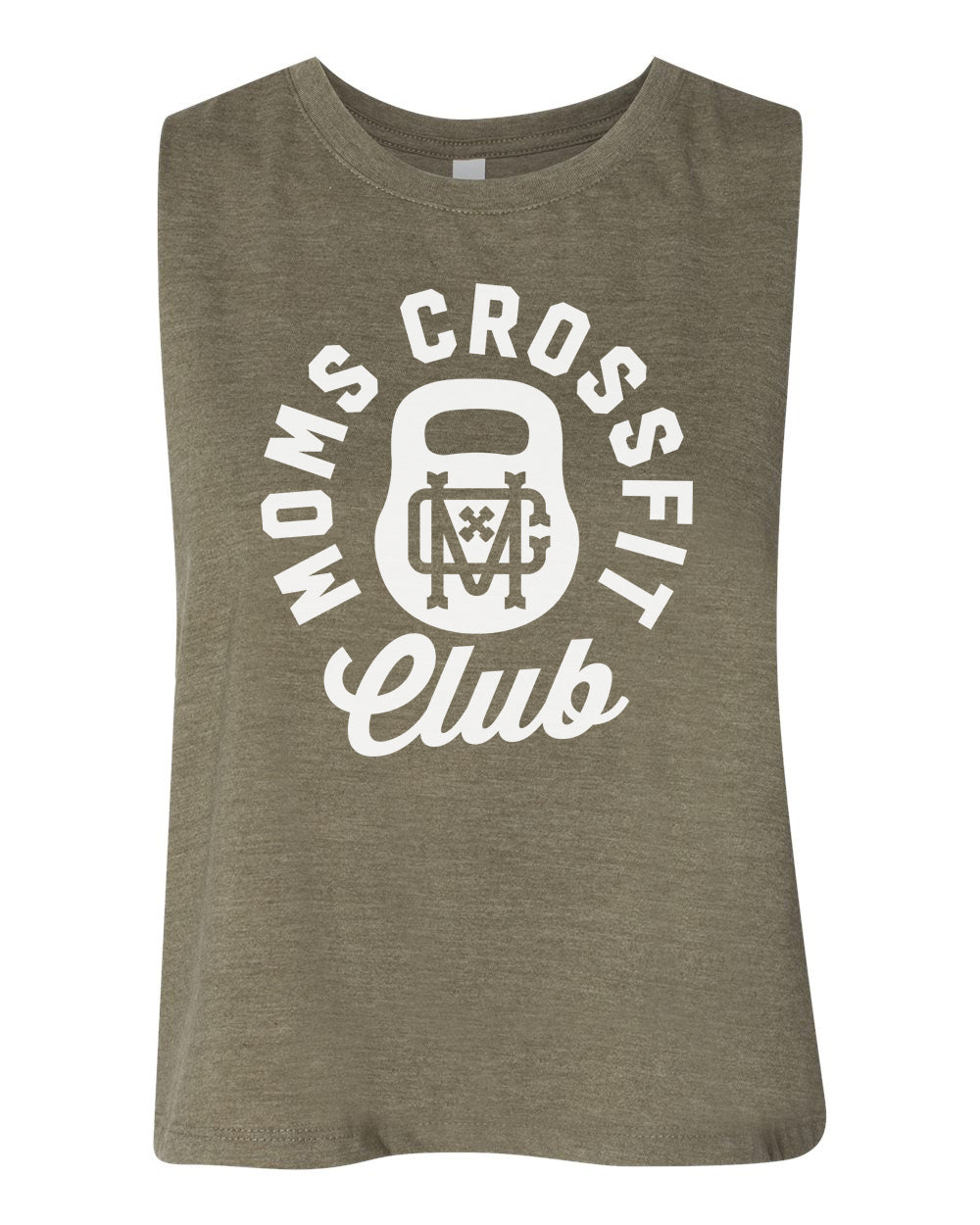 Moms Crossfit Club Crop Tank