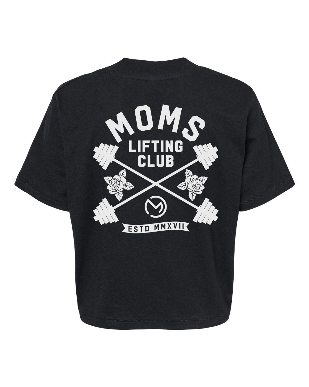 Moms Lifting Club Crop Shirt