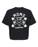 Moms Lifting Club Crop Shirt