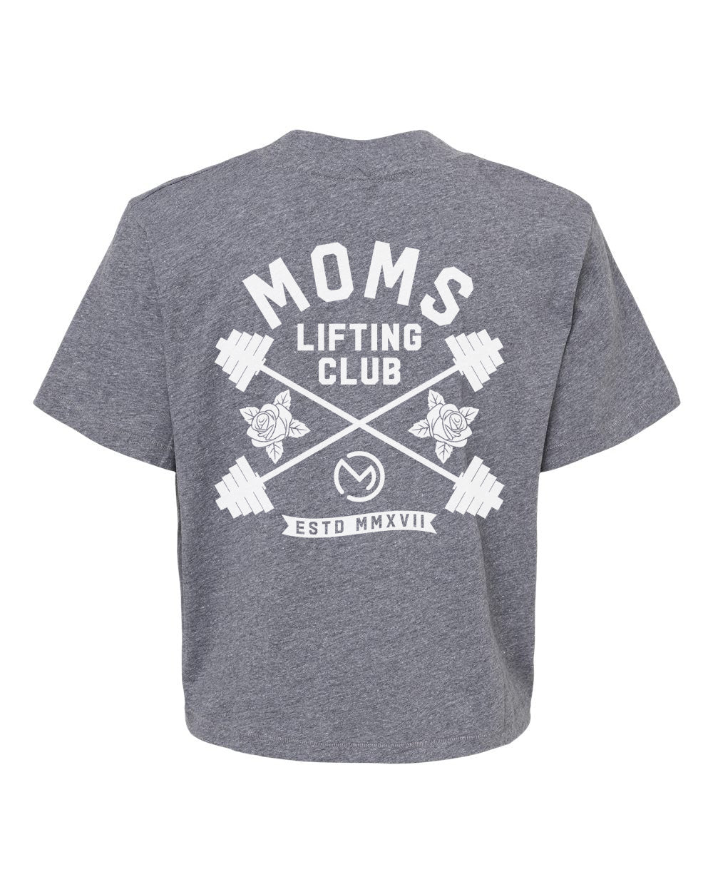 Moms Lifting Club Crop Shirt